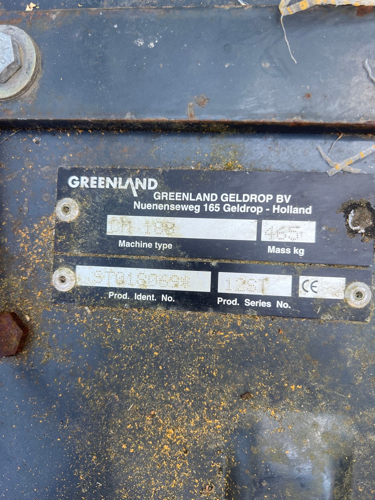 Greenland CM 195 Trommelmaaier, Ophalen