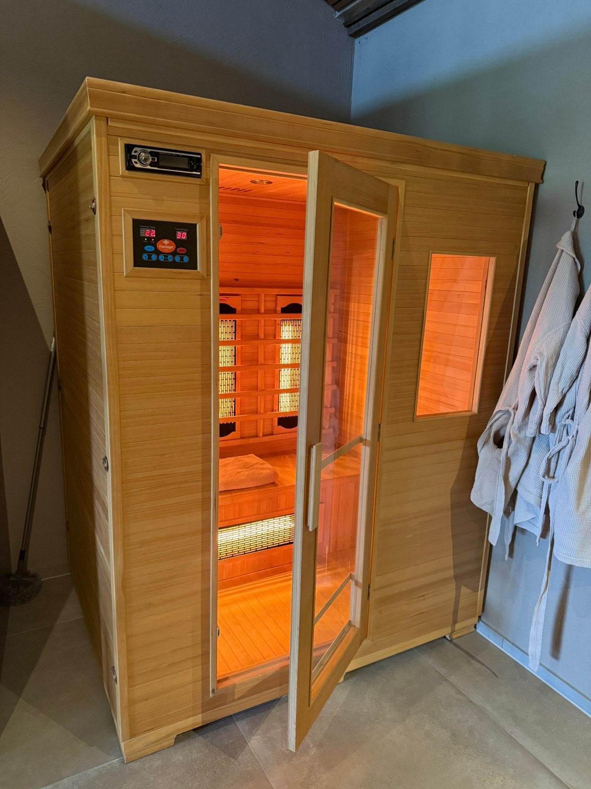 Infrarood sauna, Ophalen, Zo goed als nieuw, Complete sauna