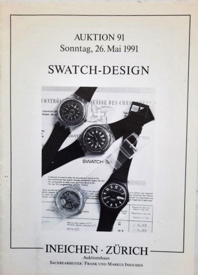 Swatch-Design – Ineichen Zürich (Zeldzame Veilingcatalogus, Boeken, Ophalen of Verzenden, Zo goed als nieuw, Overige onderwerpen