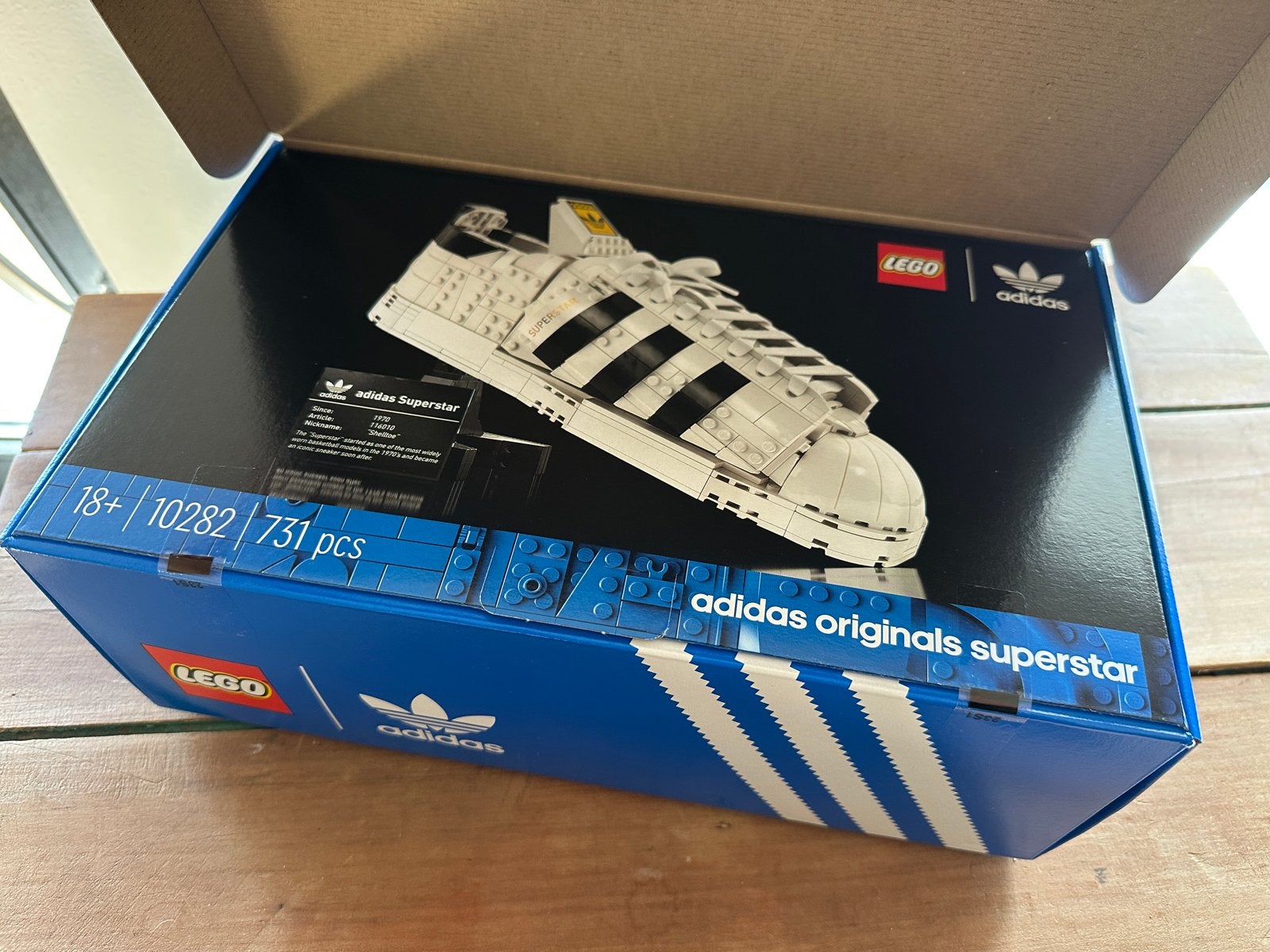 Lego 10282 Adidas Superstars schoen - Nieuw en geseald, Overige thema's, Lego, Nieuw, Ophalen of Verzenden