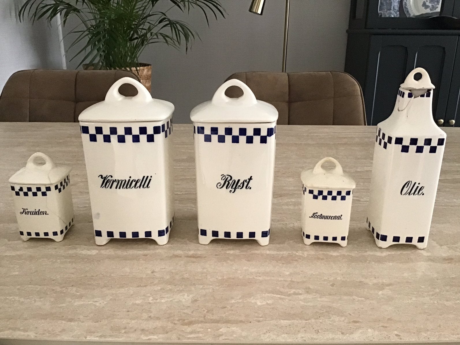 Keuken potjes, Ophalen, Gebruikt
