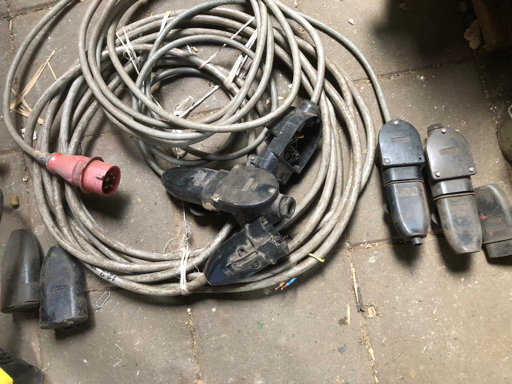 Krachtstroom stekkers, Doe-het-zelf en Verbouw, Elektra en Kabels, Ophalen of Verzenden, Gebruikt, Stekker