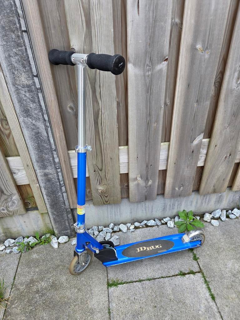Blauwe JD BUG step, inklapbaar en verstelbaar, Fietsen en Brommers, Steps, Ophalen of Verzenden