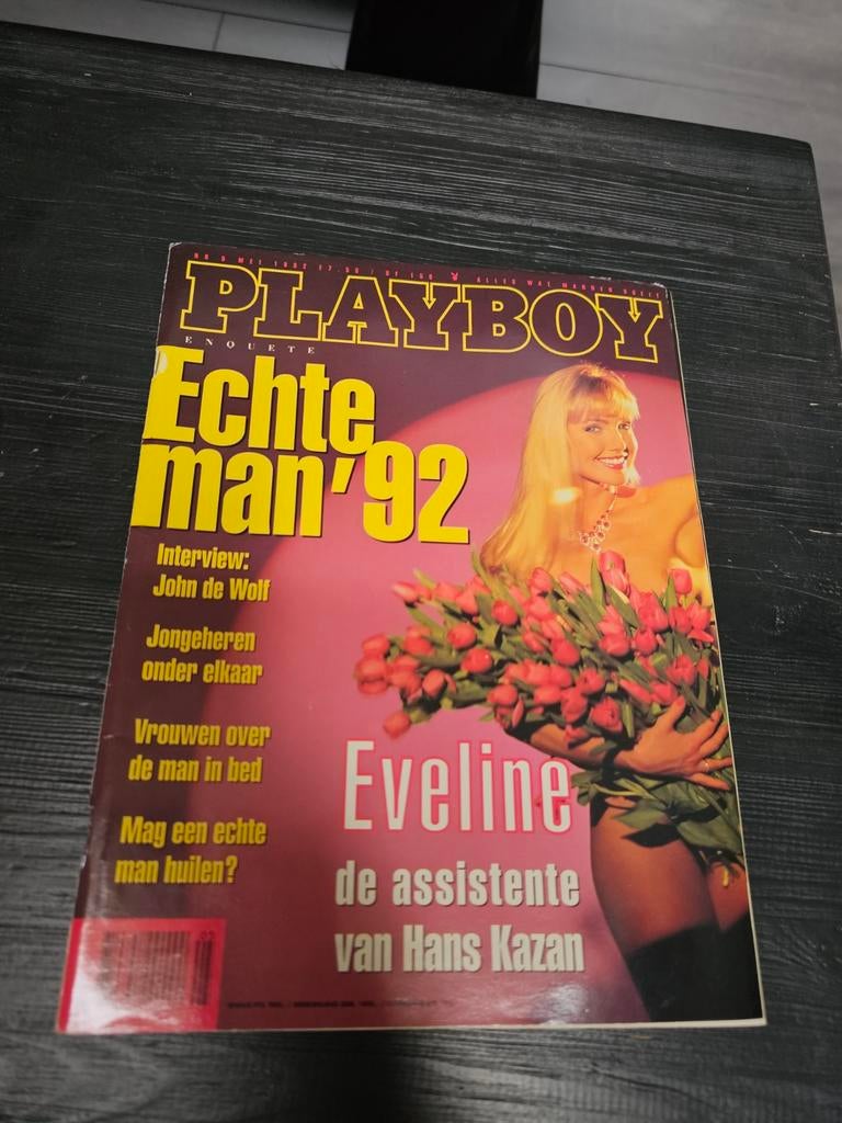 Playboy Mei 1992 - Eveline, assistente van Hans Kazan, Boeken, Ophalen of Verzenden, Gelezen, Overige typen