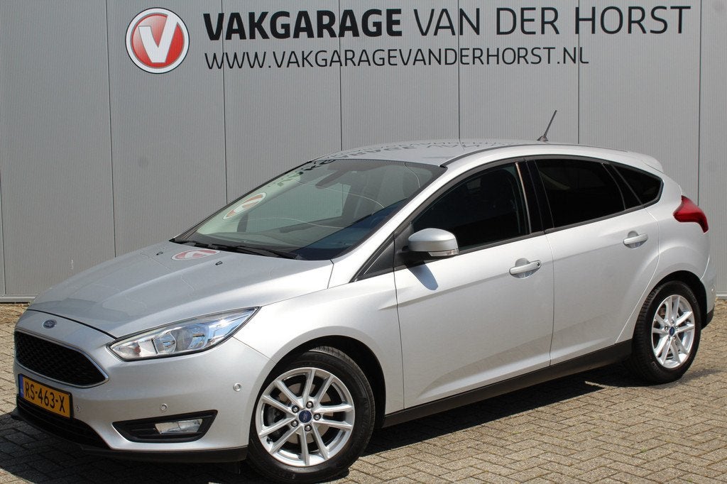 Ford Focus 1.0-125pk Titanium. Uiterst nette Ford Focus, sle, Auto's, 12 maanden, Stof, Gebruikt, Automatische klimaatregeling