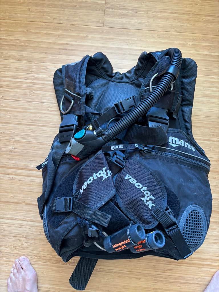 Mares Vector XK Trimvest maat S, Watersport en Boten, Duiken, Ophalen of Verzenden, Gebruikt, Trimvest of Wing