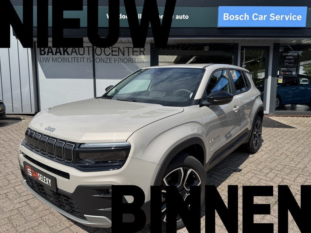 Jeep Avenger 1.2 e-Hybrid Summit | Camera | JBL | Navigatie, Auto's, Jeep, Automaat, 12 maanden, Stof, Gebruikt