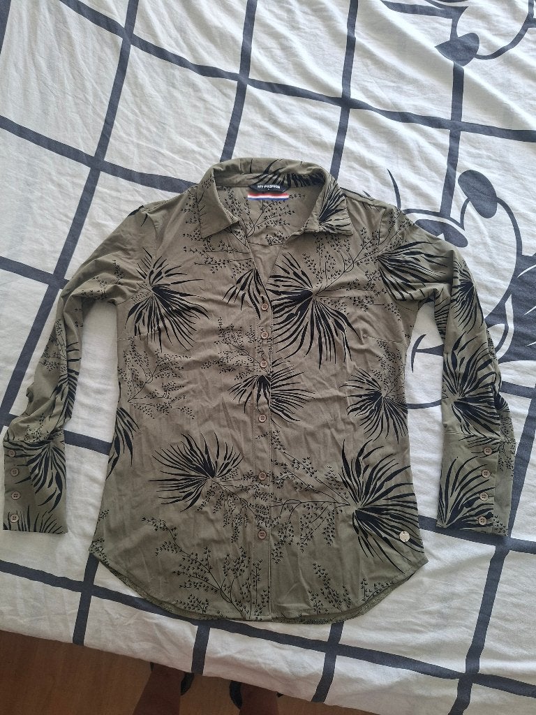 My-Pashion  travelstof L blouse, My-Pashion, Maat 42/44 (L), Ophalen of Verzenden, Zo goed als nieuw