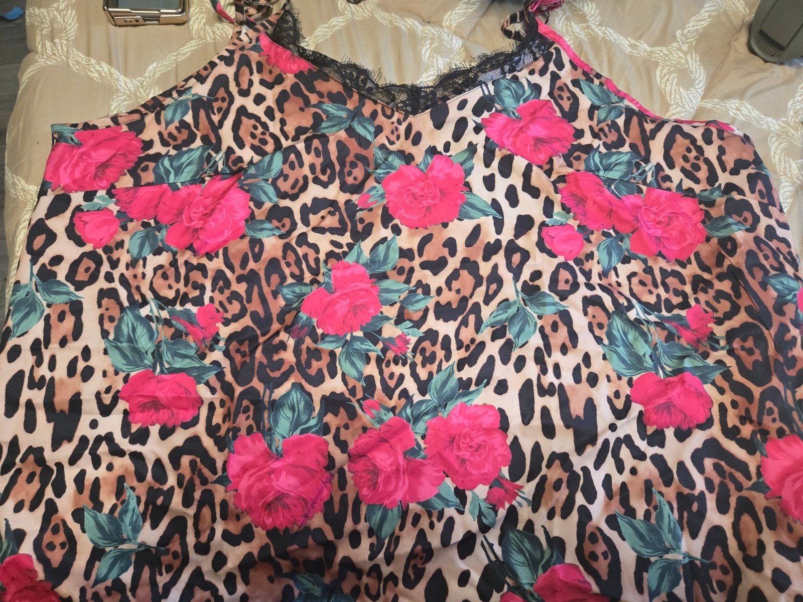 Supermooie Top Maat XXL, panterprint & roze, Overige kleuren, Maat 46/48 (XL) of groter, Nieuw, Ophalen of Verzenden