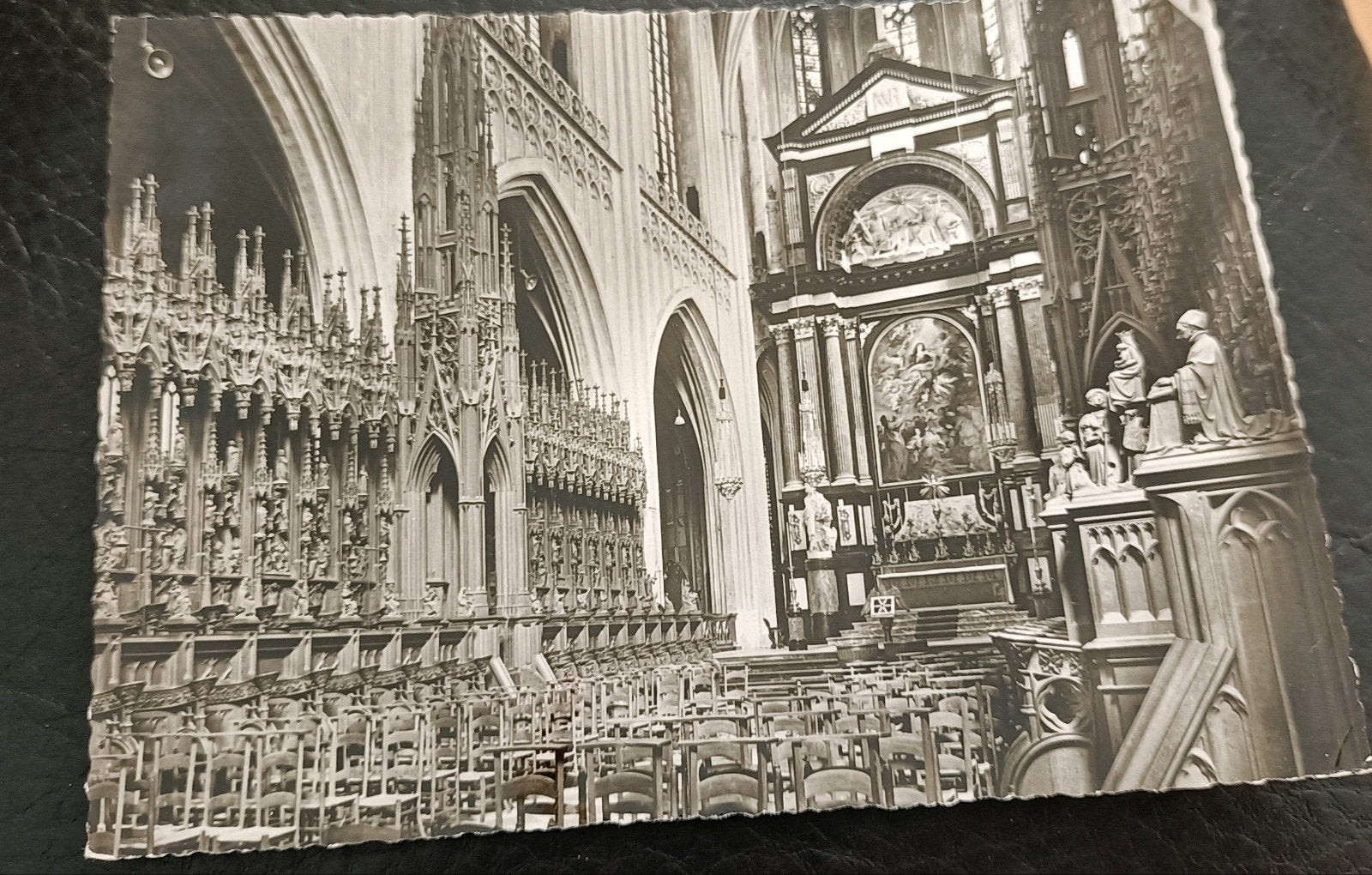 Antwerpen / Anvers. Kathedraal interieur, Ophalen of Verzenden, 1940 tot 1960, Ongelopen, Antwerpen