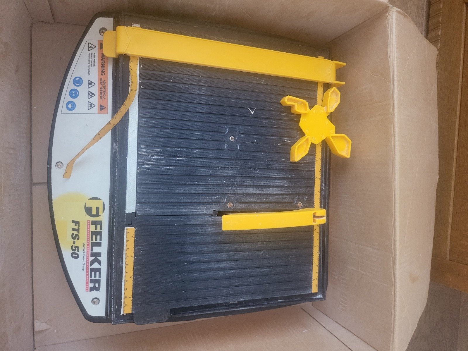 Felker FTS-50 Tegelzaag, Ophalen of Verzenden, Gebruikt, Zaag, Overige merken
