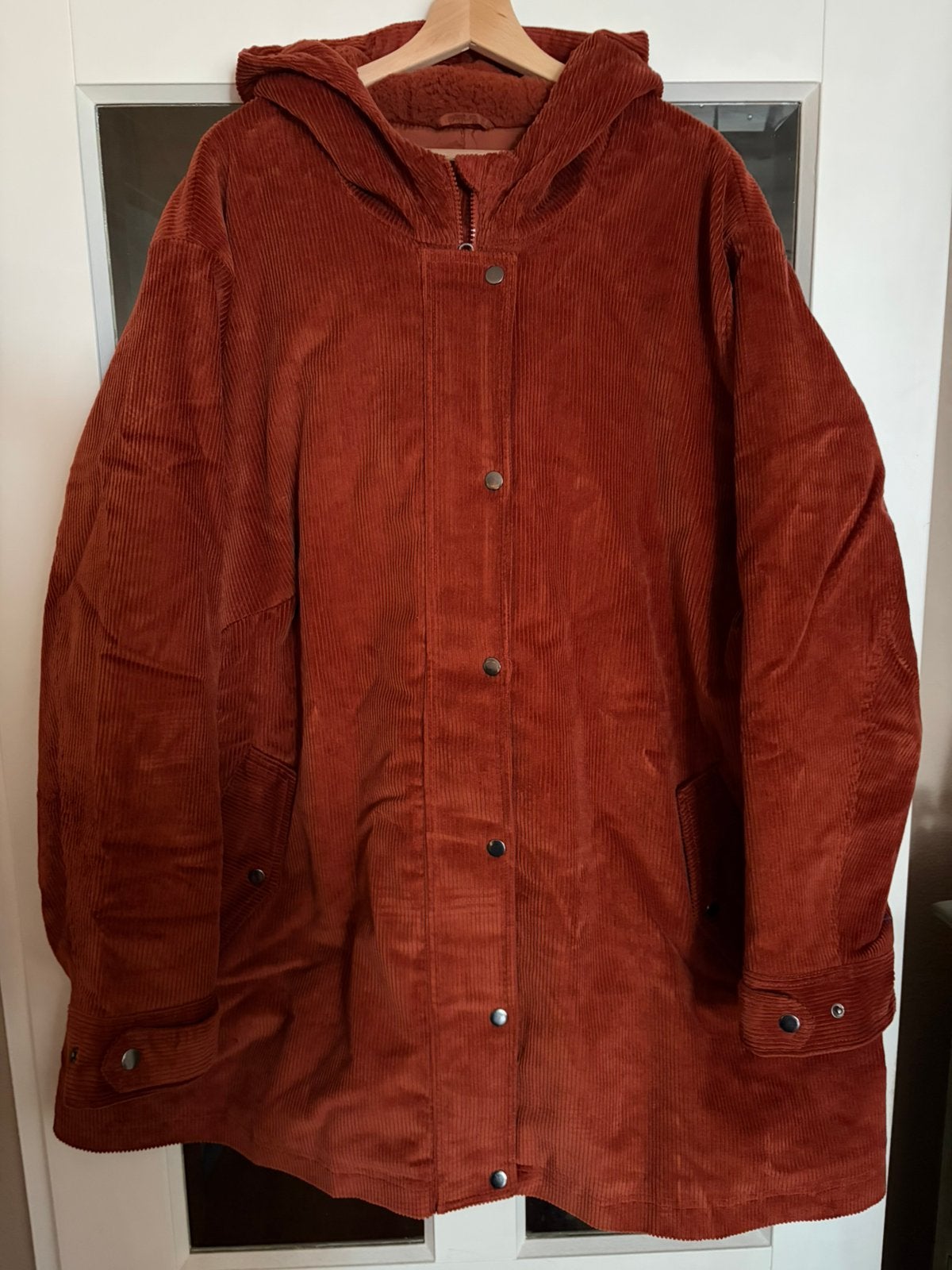 Corduroy parka, maat 56 BP zgan, Verzenden, Zo goed als nieuw, Bruin, Jas of Mantel