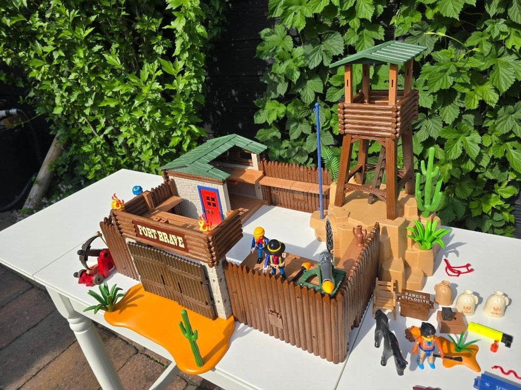 Playmobil Western Fort Brave, Ophalen, Gebruikt