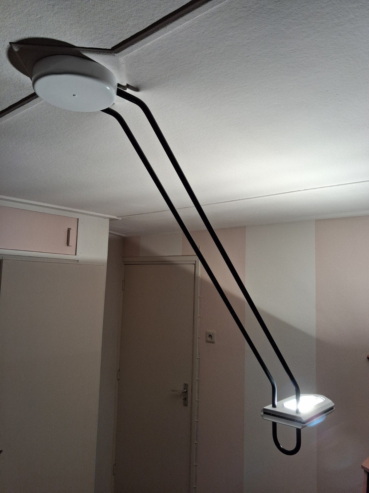 Vintage Italiaanse design lamp, Ophalen, 75 cm of meer