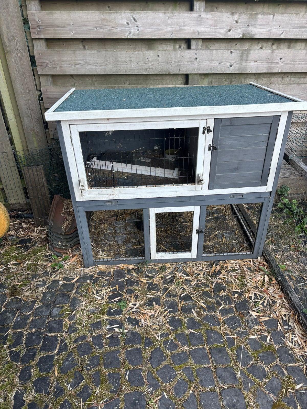 Gratis konijnenhok met buitenren, Ophalen, 60 tot 90 cm, Konijn, Hok