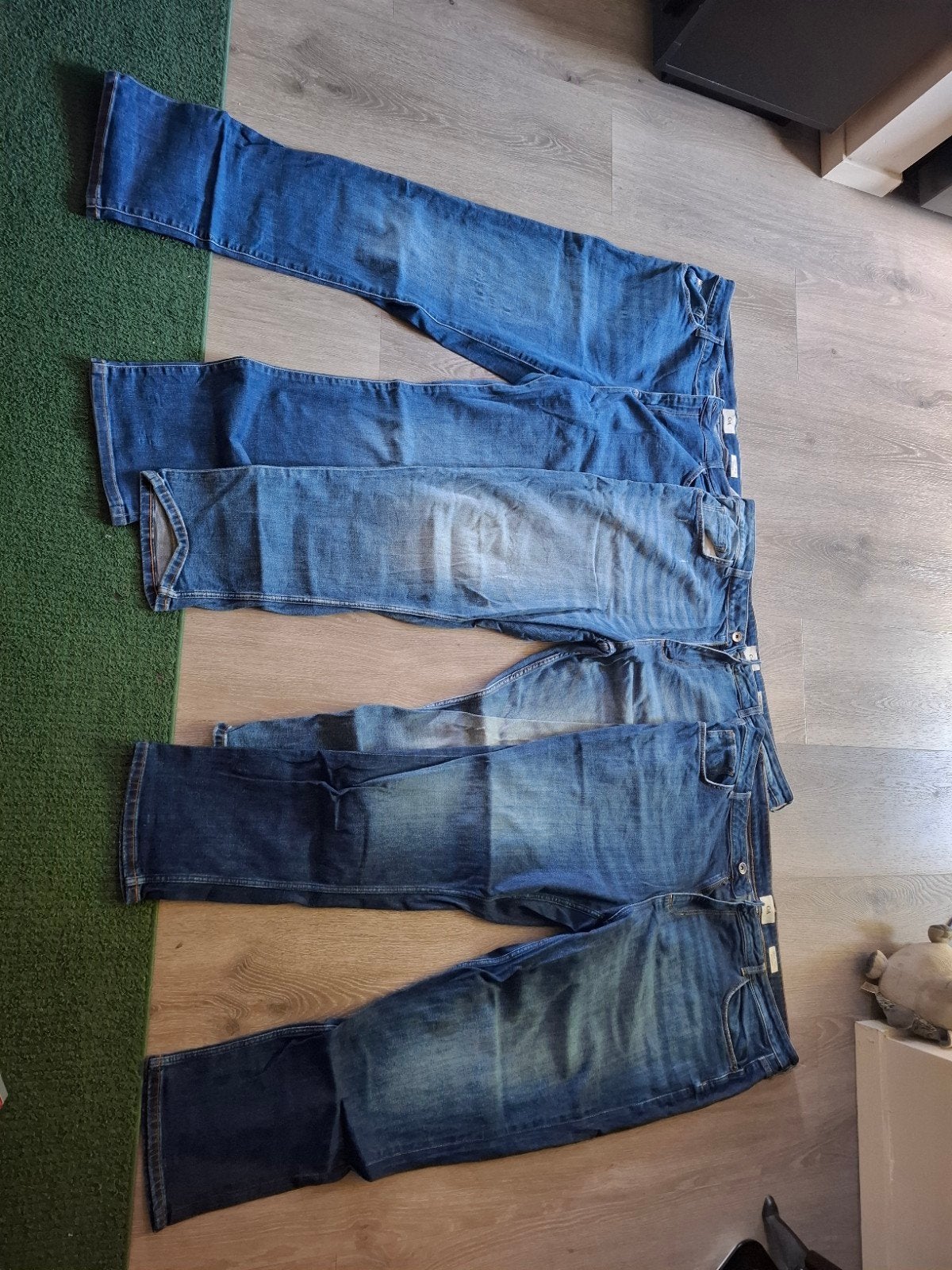 c en a broeken dames, Blauw, Maat 46/48 (XL) of groter, Ophalen of Verzenden, Zo goed als nieuw