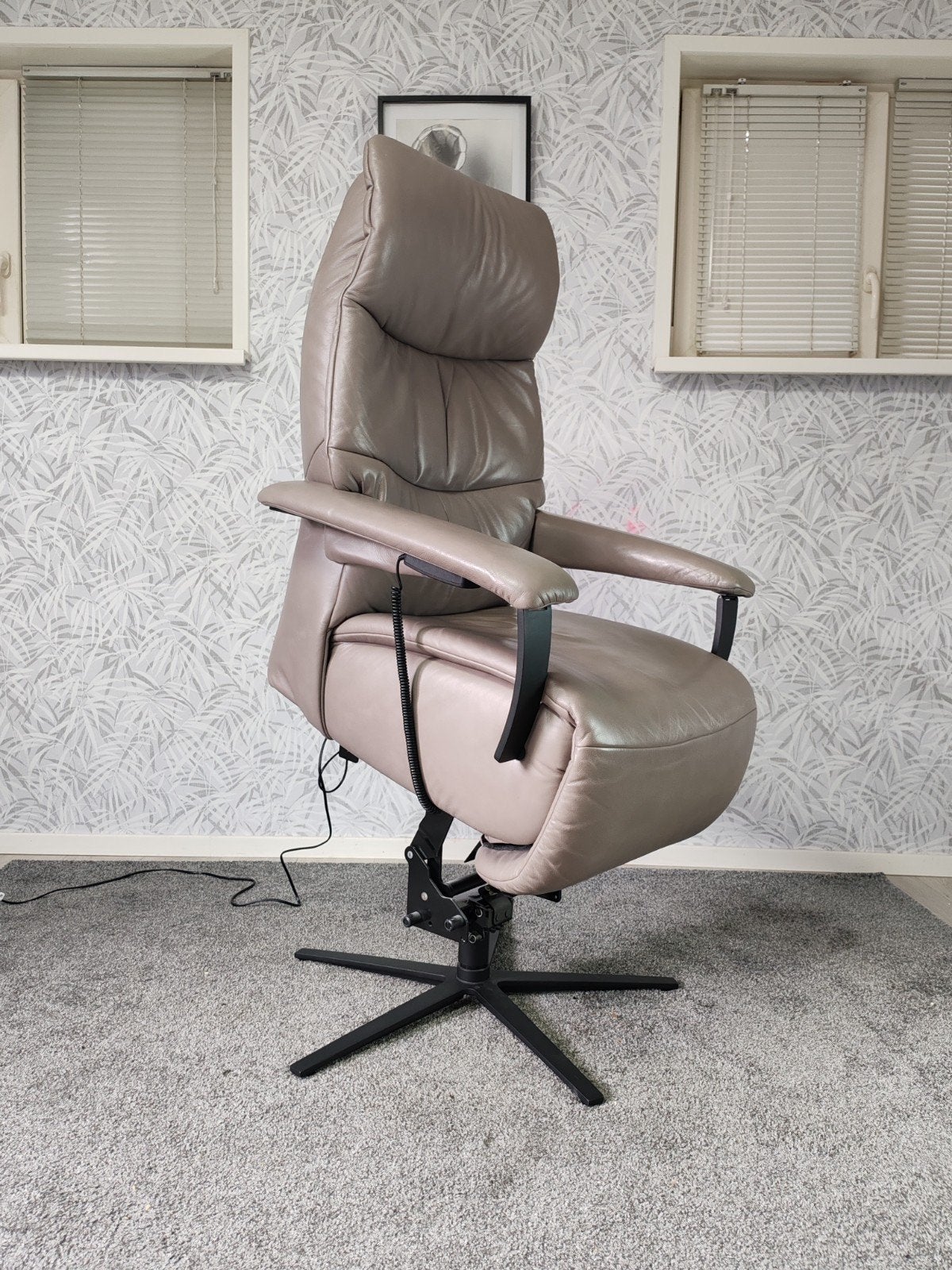 Meubelzorg Granada Relaxfauteuil - Comfortabel en Stijlvol, Minder dan 75 cm, Leer, Ophalen of Verzenden, Zo goed als nieuw