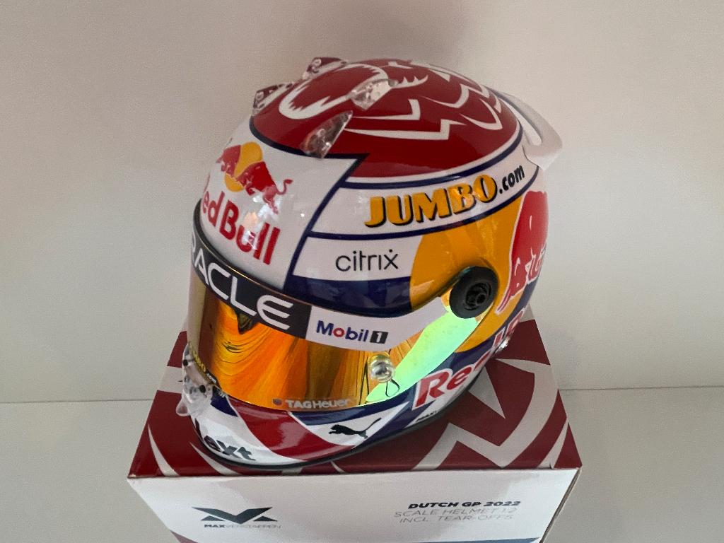 Max Verstappen Schubert Helm 1:2 GP Zandvoort 2022, Ophalen of Verzenden, Nieuw, Formule 1