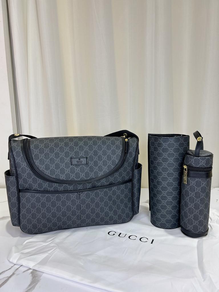 Black gucci luiertas set Nieuw, Kinderen en Baby's, Luiertassen, Nieuw, Ophalen