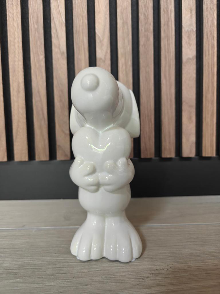 Snoopy decoratie beeldje. Keramisch Beagle, Ophalen of Verzenden, Nieuw, Dier