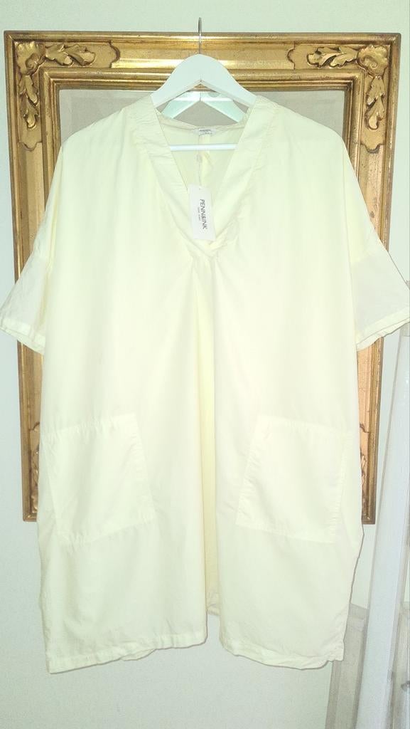 Nieuw tuniek jurkje 100% katoen geel zachtgeel Penn&Ink N.Y., Penn&ink N.Y., Geel, Nieuw, Ophalen of Verzenden