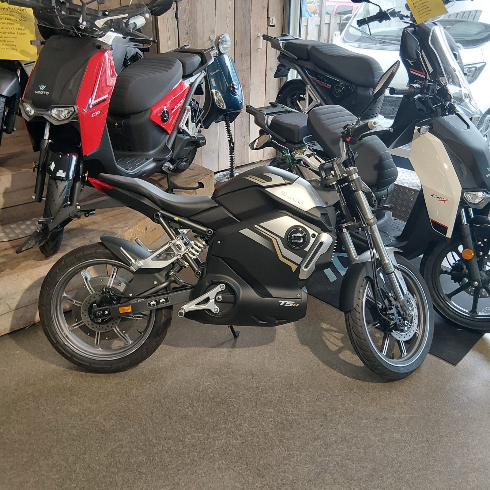Vmoto super socco tsx demo, Ophalen, Maximaal 45 km/u, Tsx, Kruisweg