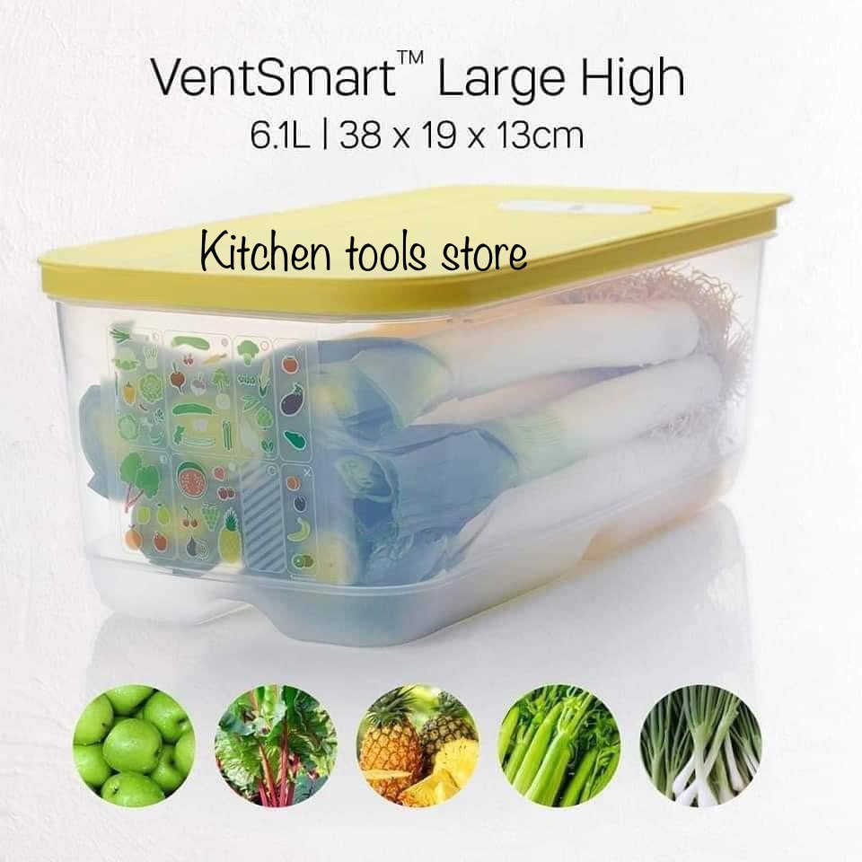 Tupperware XL VentSmart 6,1 L groente fruit vershouddoos, BPA-vrij, Overige kleuren, Nieuw, Ophalen of Verzenden