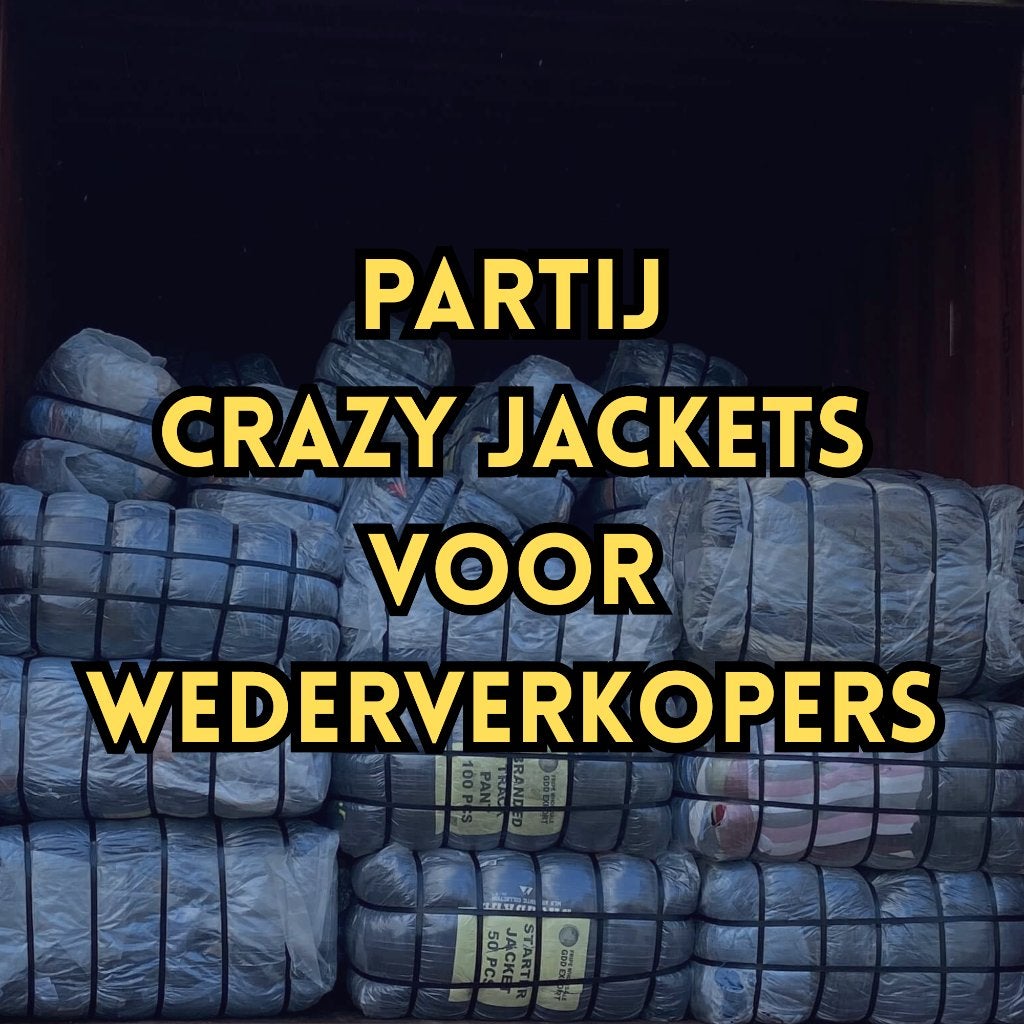 PARTIJ CRAZY JACKETS VOOR WEDERVERKOPER, Ophalen of Verzenden, Zo goed als nieuw, Overige maten