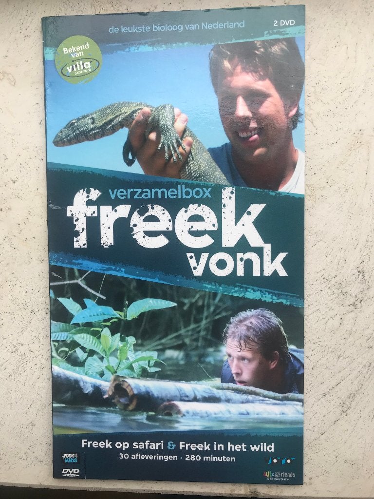 Freek Vonk Verzamel met in het Wild en Op Safari ( 2 DVD's ), Alle leeftijden, Natuur, Zo goed als nieuw, Ophalen of Verzenden