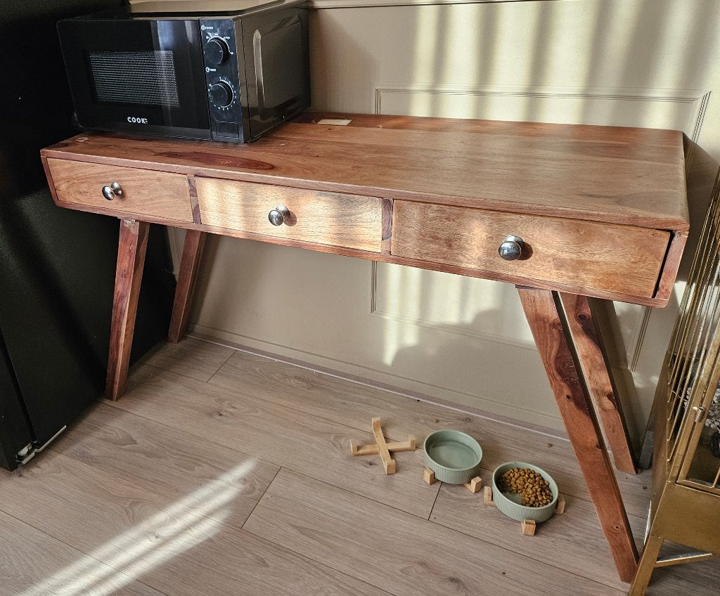 Sidetable, Ophalen, 100 tot 150 cm, Retro/landelijk, Zo goed als nieuw