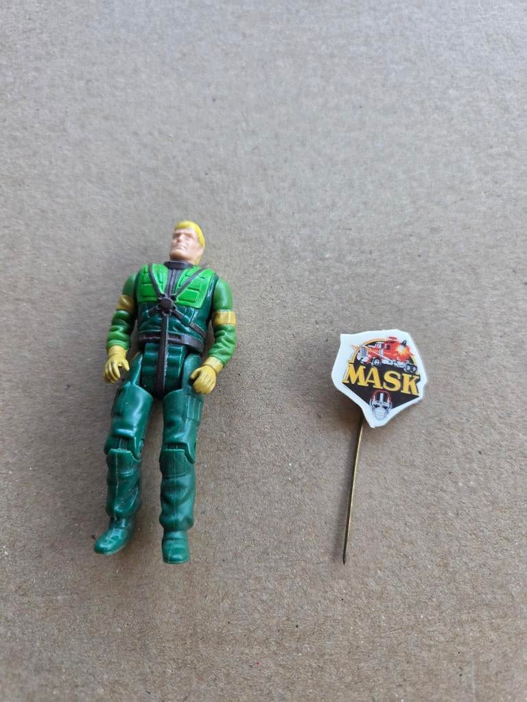 M.A.S.K popje en speld, Verzamelen, Verzenden, Gebruikt