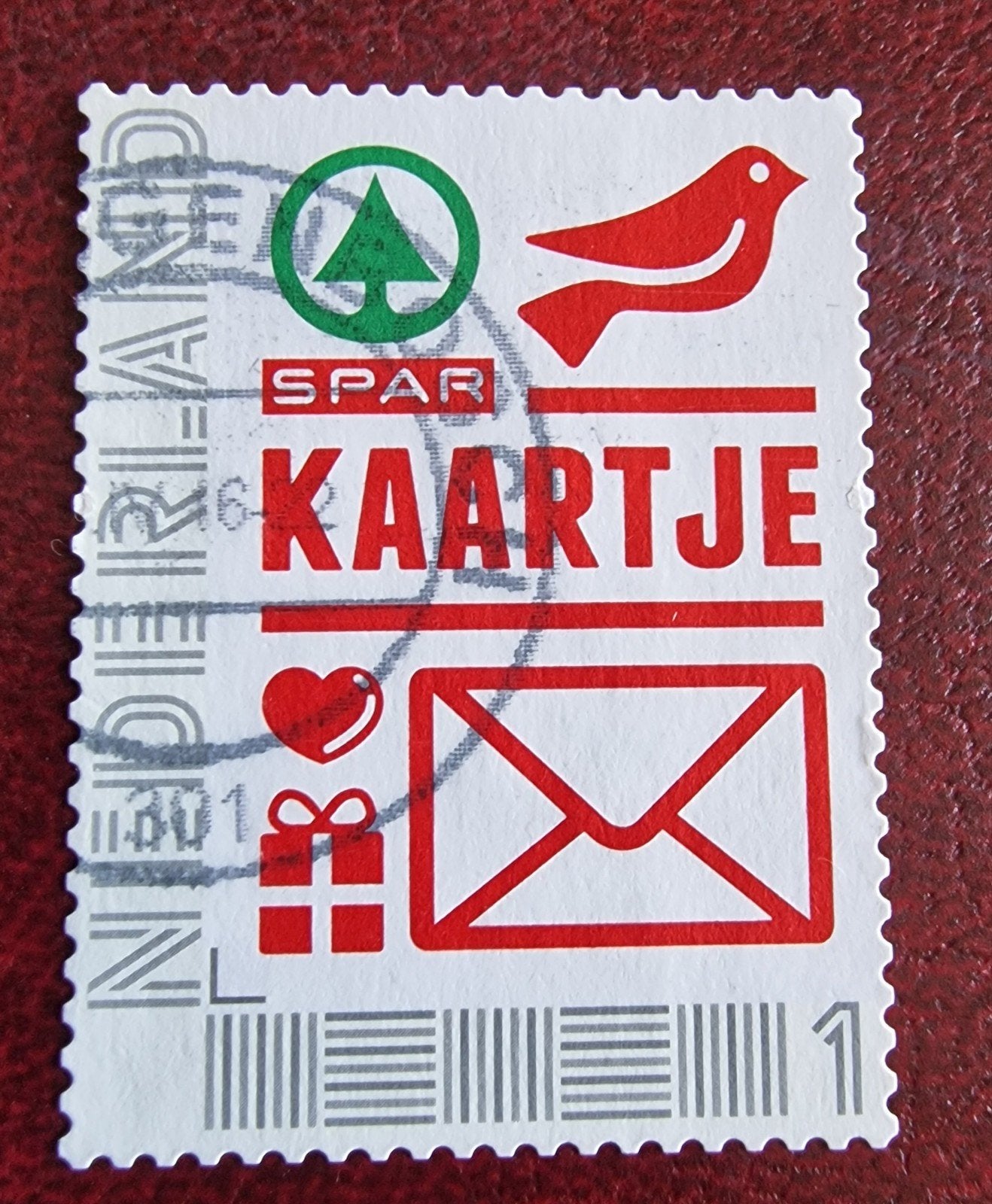 kv46 persoonlijke  postzegel Spar Kaartje gestempeld, Postzegels en Munten, Ophalen of Verzenden, Na 1940, Gestempeld