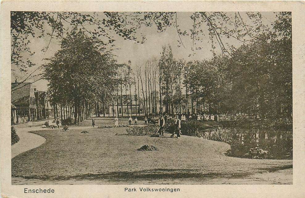 304-258-049 Enschede Park Volkswoningen, Verzenden, Voor 1920, Overijssel