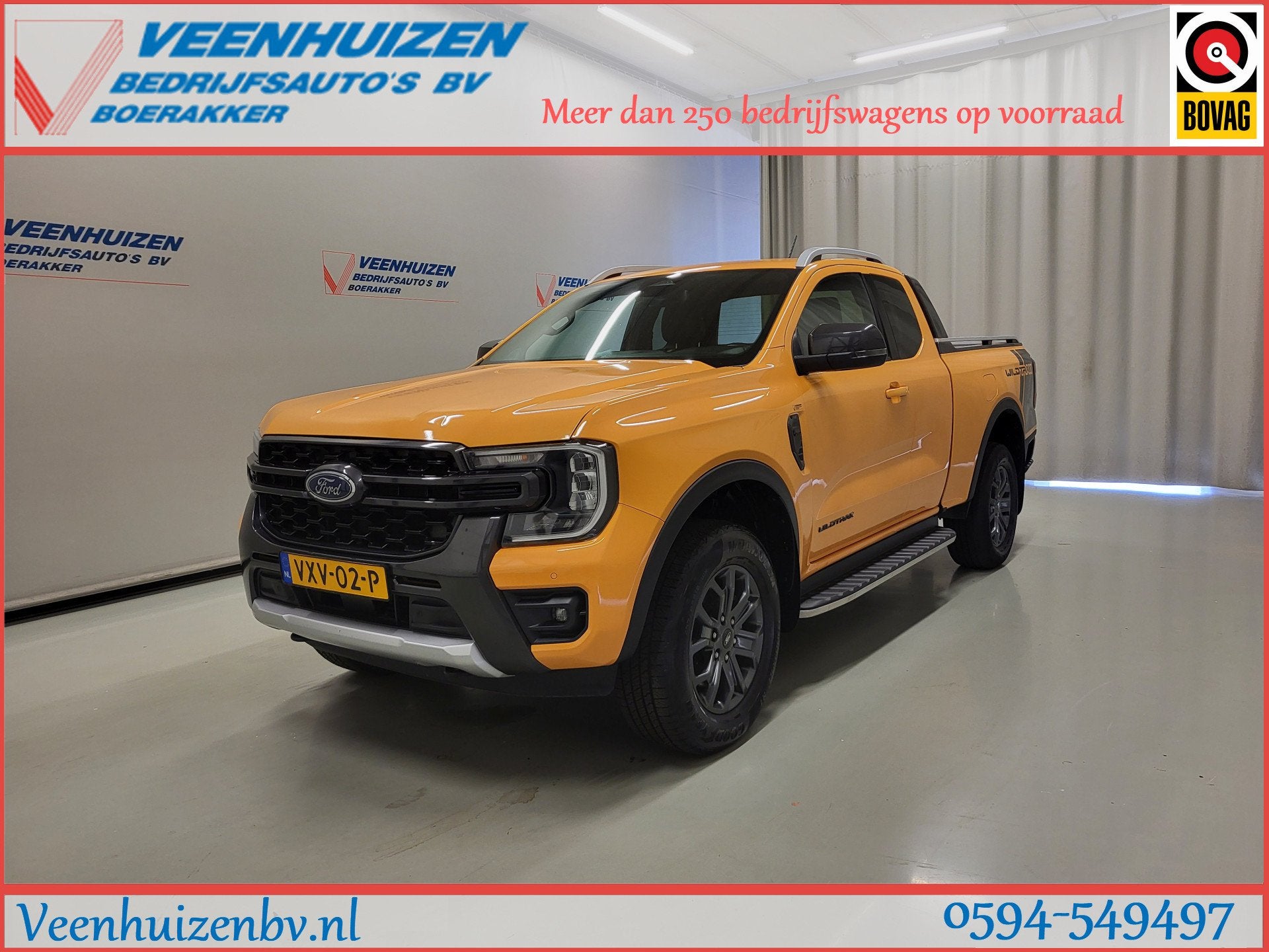 Ford Ranger 2.0TDCI 205pk Pick-up 4X4 Automaat 3500kg Trekge, Auto's, Automaat, Gebruikt, Euro 6, Bedrijf