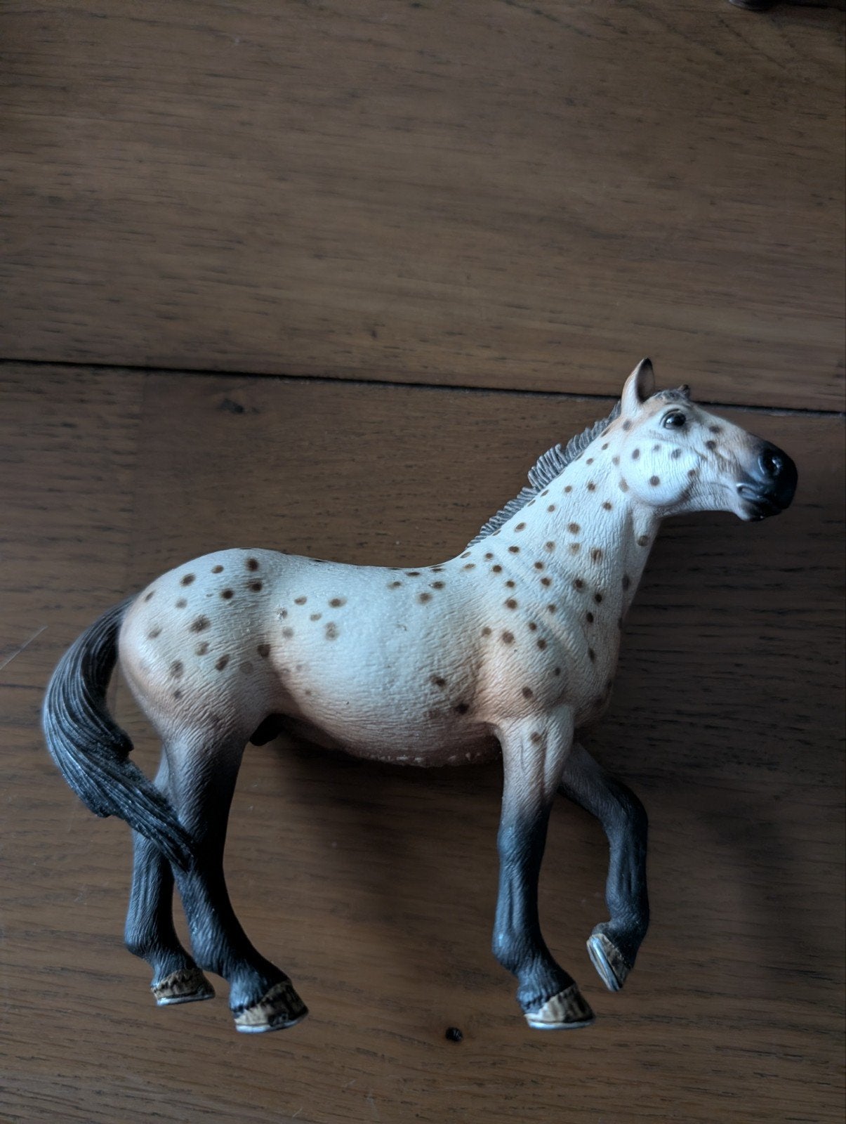 Schleich Appaloosa hengst 2010 – gevlekt paard, Ophalen of Verzenden, Gebruikt, Paard, Beeldje of Figuurtje