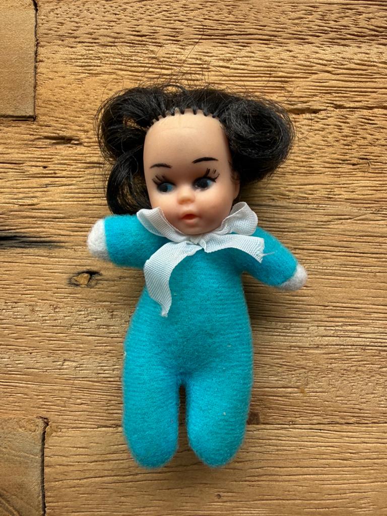 Schattig Vintage Luciferdoos Popje (Jaren '70), Ophalen of Verzenden, Zo goed als nieuw, Overige typen