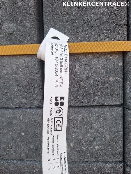 240m2 antraciet B-KEUS betonklinkers keiformaat straatstenen, Info@morssinkhof-groep.nl, Verzenden, Klinkers, Nieuw