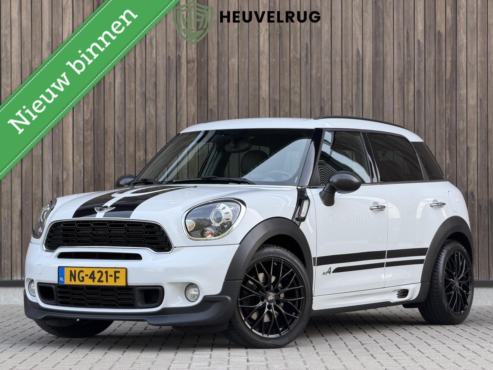 Mini Countryman 1.6 Cooper S ALL4 JCW | XENON | LEDER | MOOI, Auto's, Euro 5, Gebruikt, Wit, Leder