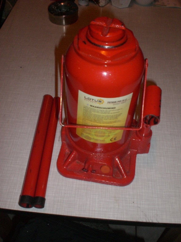 potkrik 20 ton, Ophalen, Zo goed als nieuw, Hydraulisch, Potkrik