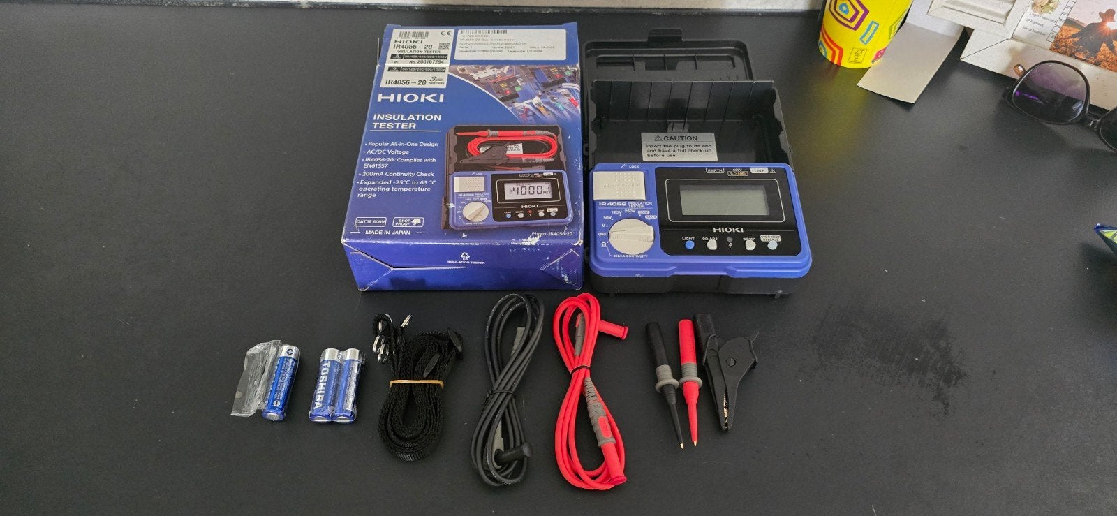 isolatiemeter nieuw in doos, Doe-het-zelf en Verbouw, Meetapparatuur, Ophalen of Verzenden, Nieuw, Elektriciteit