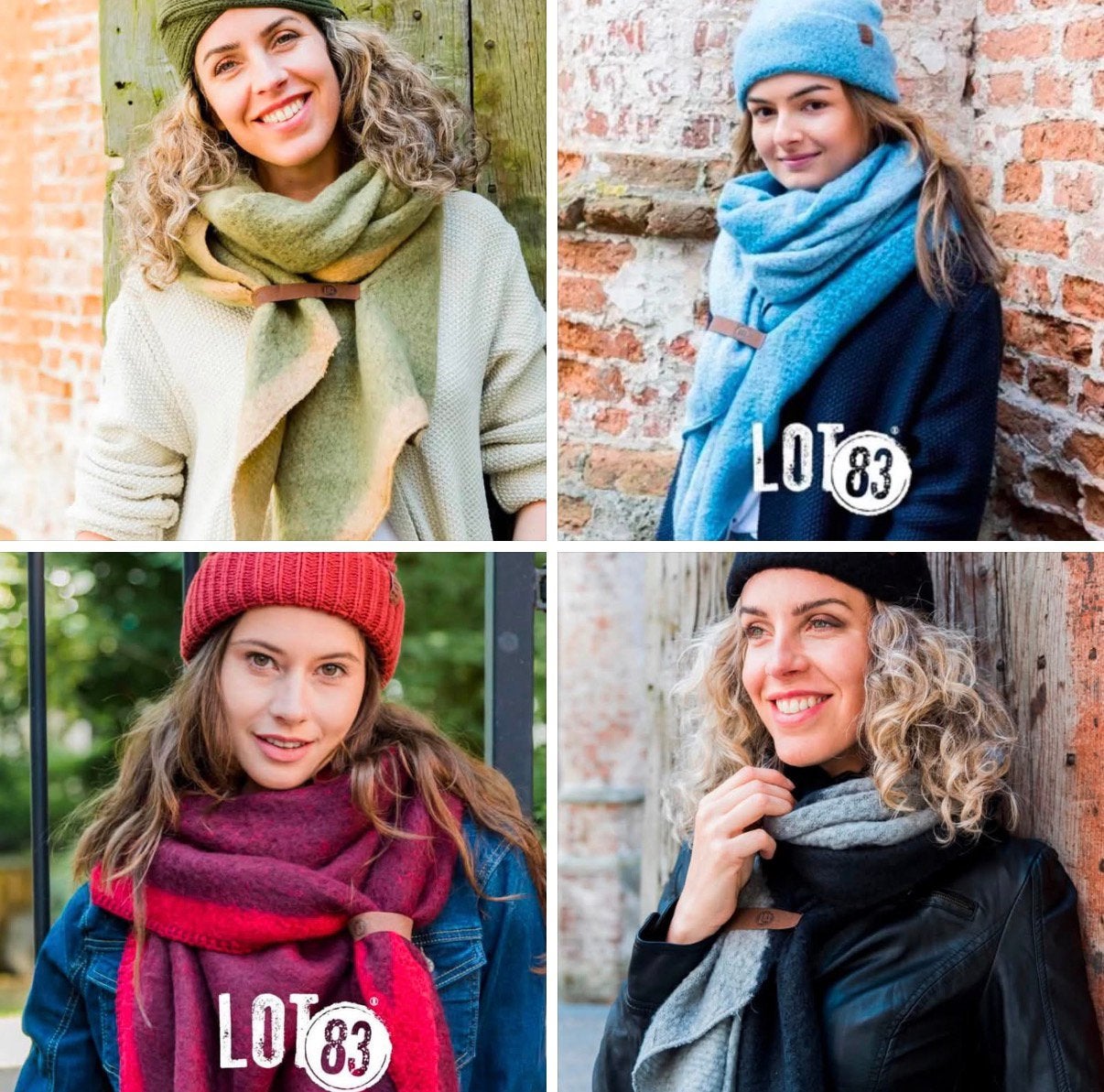 Mooie sjaal in div kleuren van Lot83 SALE, -, -, Maat 42/44 (L), Nieuw