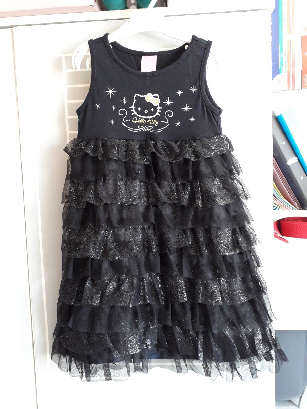 Hello Kitty jurkje mt 110, Kinderen en Baby's, Kinderkleding | Maat 110, C&A, Meisje, Ophalen of Verzenden, Zo goed als nieuw