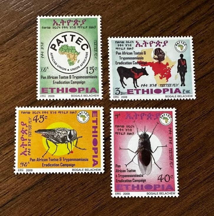 Ethiopië 2009 insecten postfris - Tsetsevlieg, Ophalen of Verzenden, Postfris
