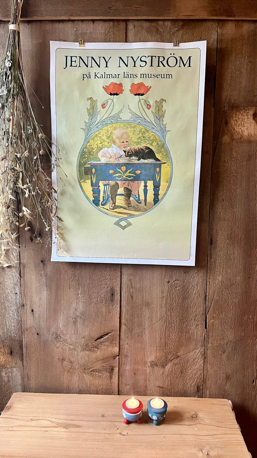 Museum poster Jenny  Nyström, Gebruikt, Meerkleurig, Ophalen of Verzenden, Scandinavisch