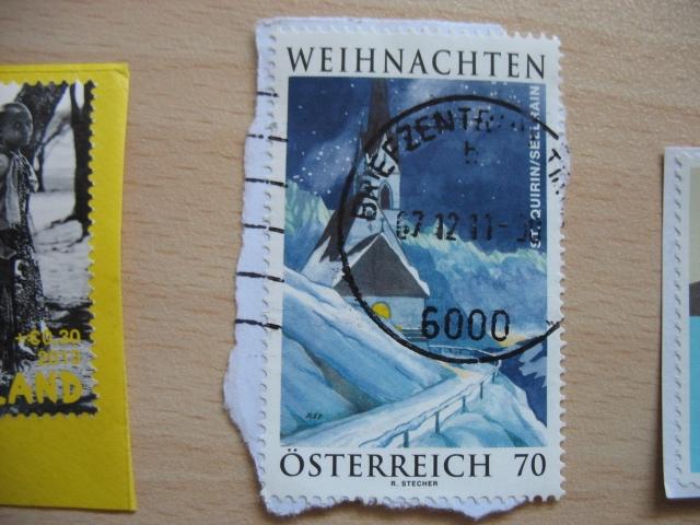 Oostenrijk Weihnachten kerstzegel kerk, Postzegels en Munten, Postzegels | Europa | Oostenrijk, Verzenden, Gestempeld
