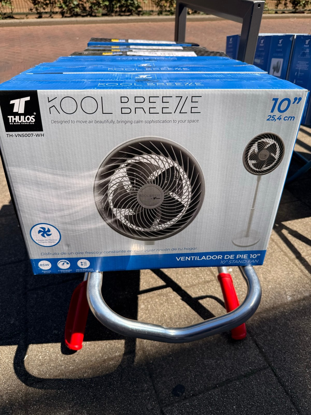 Thulos Kool Breeze 10" Statiefventilator laatse 2 STUKS, Ophalen, Nieuw, Statiefventilator