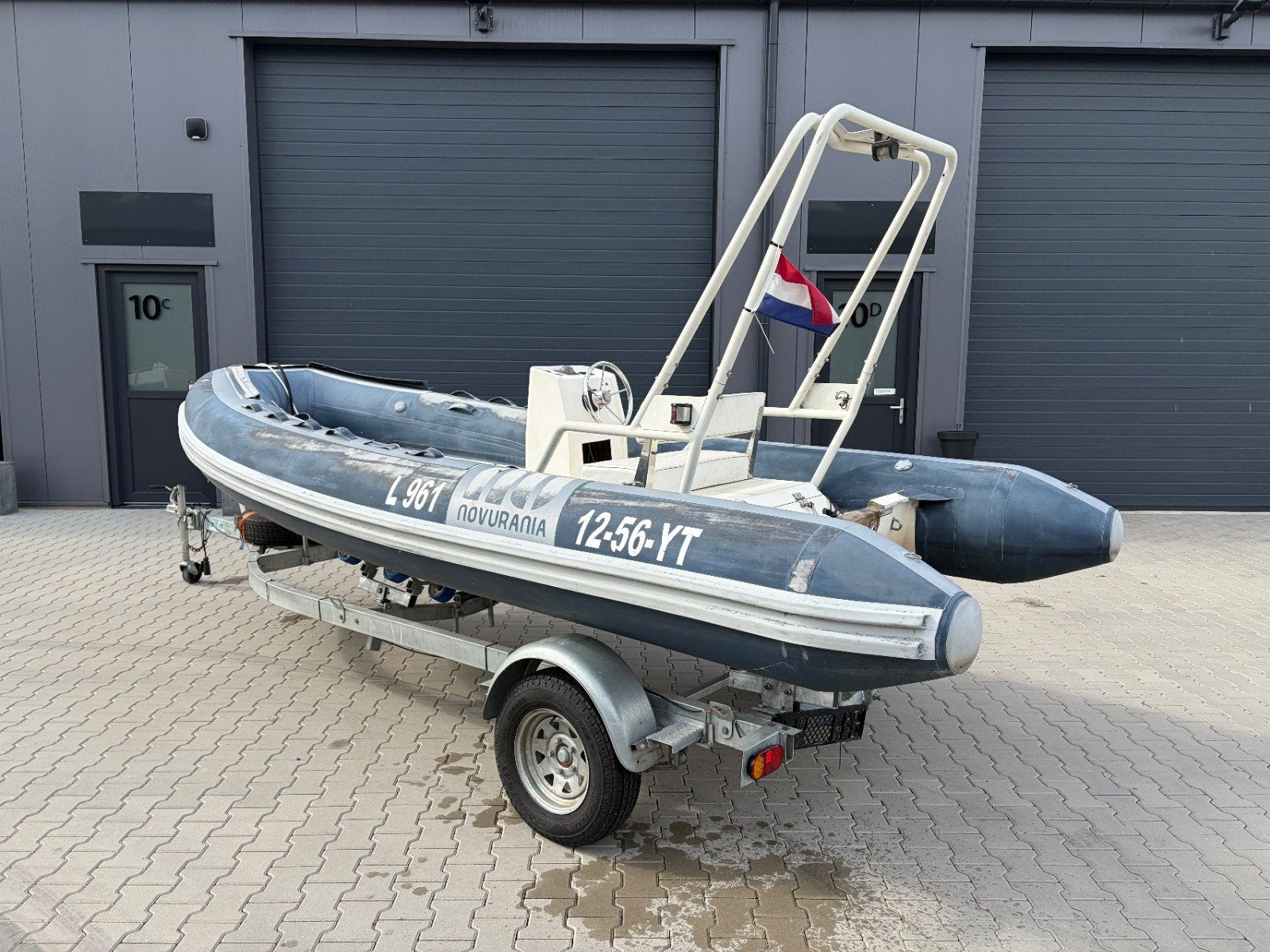 Novurania RIB 5m met trailer - Winterproject, Ophalen, Gebruikt