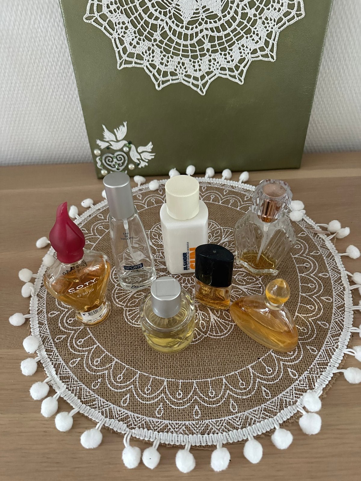 Parfum flesjes, Ophalen, Gebruikt