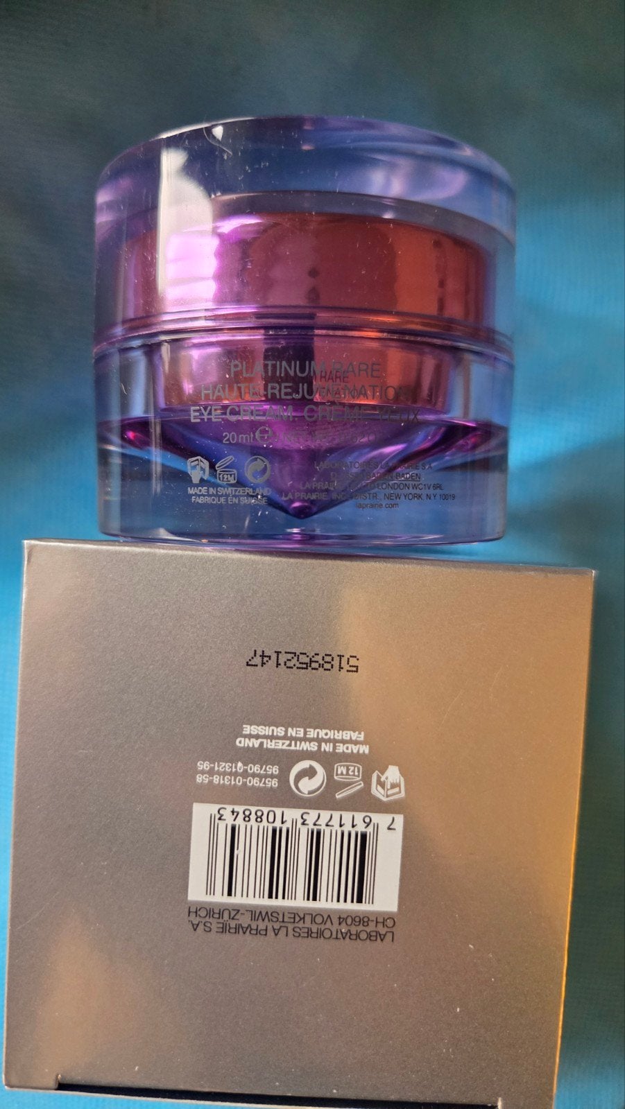 La Prairie Platinum Rare Oogcrème 20ml - Nieuw, Verzenden