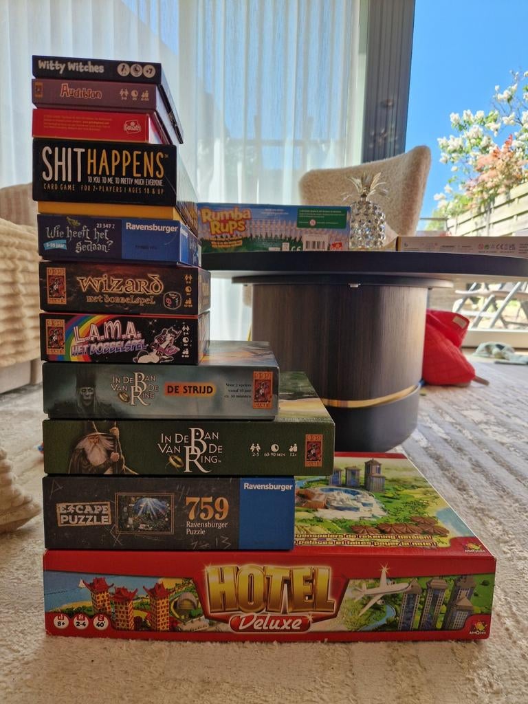 Diverse spellen, Hobby en Vrije tijd, Gezelschapsspellen | Bordspellen, Zo goed als nieuw, Ophalen